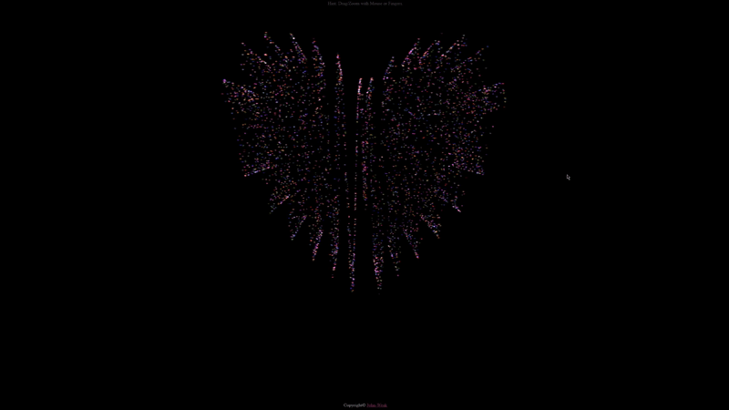 Three.js Particle Heart ❤️